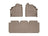 WeatherTech DigitalFit Floor Liners for 2004 2003 2002 2001 2000 1999 Honda Odyssey [Covers Front & Rear Row, Tan] | 453561-451132