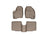 WeatherTech DigitalFit Floor Liners for 2014 2013 2012 2011 Ford Explorer [Covers Front & Rear Row, Tan] | 45359-1-2