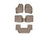 WeatherTech DigitalFit Floor Liners for 2014 2013 2012 2011 Ford Explorer [Covers Front & Both Rear Rows, Tan] | 45359-1-4-3