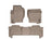 WeatherTech DigitalFit Floor Liners for 2013 2012 2011 2010 2009 2008 Land Rover Range Rover Sport [Covers Front & Rear Row, Tan] | 45362-1-2