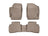 WeatherTech DigitalFit Floor Liners for 2013 2012 2011 2010 Kia Forte Koup [Covers Front & Rear Row, Tan] | 453801-452973