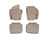 WeatherTech DigitalFit Floor Liners for 2019 2018 2017 2016 2015 2014 2013 2012 Volkswagen Passat [Covers Front & Rear Row, Tan] | 45384-1-2