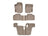 WeatherTech DigitalFit Floor Liners for Mercedes-Benz [Covers Front & Both Rear Rows, Tan] | 45401-1-2-3