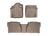 WeatherTech DigitalFit Floor Liners for 2013 2012 Toyota Tundra [Covers Front & Rear Row, Tan] | 454081-450932