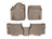 WeatherTech DigitalFit Floor Liners for 2022 2021 2020 2019 2018 2017 2016 2015 2014 2013 2012 Toyota Sequoia [Covers Front & Rear Row, Tan] | 454081-450934
