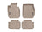 WeatherTech DigitalFit Floor Liners for BMW [Covers Front & Rear Row, Tan] | 45410-1-3