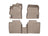 WeatherTech DigitalFit Floor Liners for 2019 2018 2017 2016 2015 2014 2013 2012 Nissan Versa [Covers Front & Rear Row, Tan] | 45411-1-2