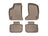 WeatherTech DigitalFit Floor Liners for 300/Charger [Covers Front & Rear Row, Tan] | 454251-453792