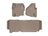 WeatherTech DigitalFit Floor Liners for F-250 Super Duty/F-350 Super Duty [Covers Front & Rear Row, Tan] | 454261-453053