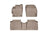 WeatherTech DigitalFit Floor Liners for 2015 2014 2013 2012 Toyota Prius [Covers Front & Rear Row, Tan] | 454271-452562