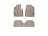 WeatherTech DigitalFit Floor Liners for 2017 2016 2015 2014 2013 Hyundai Elantra GT [Covers Front & Rear Row, Tan] | 45429-1-2