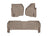 WeatherTech DigitalFit Floor Liners for F-250 Super Duty/F-350 Super Duty [Covers Front & Rear Row, Tan] | 454331-453052