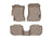 WeatherTech DigitalFit Floor Liners for Subaru [Covers Front & Rear Row, Tan] | 45439-1-2