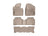 WeatherTech DigitalFit Floor Liners for Santa Fe/Santa Fe XL [Covers Front & Both Rear Rows, Tan] | 45440-1-3-4