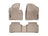 WeatherTech DigitalFit Floor Liners for Santa Fe/Santa Fe XL [Covers Front & Rear Row, Tan] | 45440-1-3
