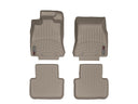 WeatherTech DigitalFit Floor Liners for 2015 2014 2013 2012 2011 2010 2009 Jaguar XF [Covers Front & Rear Row, Tan] | 45446-1-2