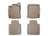 WeatherTech DigitalFit Floor Liners for 2012 2011 Jaguar XJ [Covers Front & Rear Row, Tan] | 45447-1-2