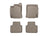 WeatherTech DigitalFit Floor Liners for 2019 2018 2017 2016 2015 2014 2013 Jaguar XJ [Covers Front & Rear Row, Tan] | 45447-1-3