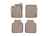WeatherTech DigitalFit Floor Liners for 2019 2018 2017 2016 2015 2014 2013 Jaguar XJ [Covers Front & Rear Row, Tan] | 45447-1-4