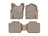 WeatherTech DigitalFit Floor Liners for 2015 2014 2013 2012 Toyota Tacoma [Covers Front & Rear Row, Tan] | 454521-450215