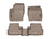 WeatherTech DigitalFit Floor Liners for 2016 2015 Lincoln MKC [Covers Front & Rear Row, Tan] | 45459-1-3