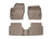 WeatherTech DigitalFit Floor Liners for 2019 2018 2017 2016 2015 Ford Escape [Covers Front & Rear Row, Tan] | 454591-459692