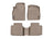 WeatherTech DigitalFit Floor Liners for 2019 2018 2017 2016 2015 2014 2013 Cadillac XTS [Covers Front & Rear Row, Tan] | 45460-1-2