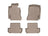WeatherTech DigitalFit Floor Liners for Mercedes-Benz [Covers Front & Rear Row, Tan] | 454701-451613