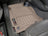 WeatherTech DigitalFit Floor Liners for 2013 2012 2011 2010 2009 2008 2007 2006 2005 Chevrolet Corvette [Covers Front Row, Tan] | 454731
