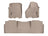 WeatherTech DigitalFit Floor Liners for 2500/3500 [Covers Front & Rear Row, Tan] | 454781-454772