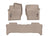 WeatherTech DigitalFit Floor Liners for 2022 2021 2020 2019 2018 2017 2016 2015 2014 Land Rover Range Rover Sport [Covers Front & Rear Row, Tan] | 45480-1-4