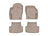 WeatherTech DigitalFit Floor Liners for Audi/Volkswagen [Covers Front & Rear Row, Tan] | 45496-1-2