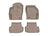 WeatherTech DigitalFit Floor Liners for A3/A3 Quattro [Covers Front & Rear Row, Tan] | 454961-455002