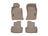 WeatherTech DigitalFit Floor Liners for 2019 2018 2017 2016 2015 2014 2013 Cadillac ATS [Covers Front & Rear Row, Tan] | 45497-1-2