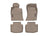 WeatherTech DigitalFit Floor Liners for 2019 2018 2017 2016 2015 Cadillac CTS [Covers Front & Rear Row, Tan] | 45497-1-3