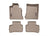 WeatherTech DigitalFit Floor Liners for Mercedes-Benz [Covers Front & Rear Row, Tan] | 455011-452102