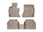 WeatherTech DigitalFit Floor Liners for 535i GT xDrive/550i GT xDrive [Covers Front & Rear Row, Tan] | 455111-453072