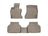 WeatherTech DigitalFit Floor Liners for 535i GT xDrive/550i GT xDrive [Covers Front & Rear Row, Tan] | 455111-453073