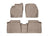 WeatherTech DigitalFit Floor Liners for 2015 2014 2013 2012 Toyota Prius Plug-In [Covers Front & Rear Row, Tan] | 455251-452562