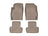 WeatherTech DigitalFit Floor Liners for 2015 2014 2013 2012 2011 Chevrolet Volt [Covers Front & Rear Row, Tan] | 45527-1-2