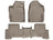 WeatherTech DigitalFit Floor Liners for 2013 2012 2011 2010 Acura ZDX [Covers Front & Rear Row, Tan] | 455391-452892