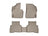 WeatherTech DigitalFit Floor Liners for 2015 2014 Kia Sorento [Covers Front & Rear Row, Tan] | 45556-1-2