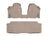 WeatherTech DigitalFit Floor Liners for 2020 2019 2018 2017 2016 2015 2014 2013 Dodge Grand Caravan [Covers Front & Rear Row, Black] | 455621-450272