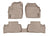 WeatherTech DigitalFit Floor Liners for 2015 2014 2013 Land Rover LR2 [Covers Front & Rear Row, Tan] | 45563-1-2