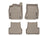 WeatherTech DigitalFit Floor Liners for Audi [Covers Front & Rear Row, Tan] | 455641-453742