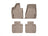 WeatherTech DigitalFit Floor Liners for 2016 2015 2014 Maserati Quattroporte [Covers Front & Rear Row, Tan] | 45565-1-2