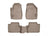 WeatherTech DigitalFit Floor Liners for 2015 2014 Jeep Cherokee [Covers Front & Rear Row, Tan] | 45566-1-2
