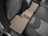 WeatherTech DigitalFit Floor Liners for 2018 2017 2016 2015 2014 Jeep Cherokee [Covers Rear (2nd) Row, Tan] | 455662