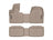 WeatherTech DigitalFit Floor Liners for i3/i3s [Covers Front & Rear Row, Tan] | 45569-1-2