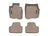 WeatherTech DigitalFit Floor Liners for BMW [Covers Front & Rear Row, Tan] | 455701-455603
